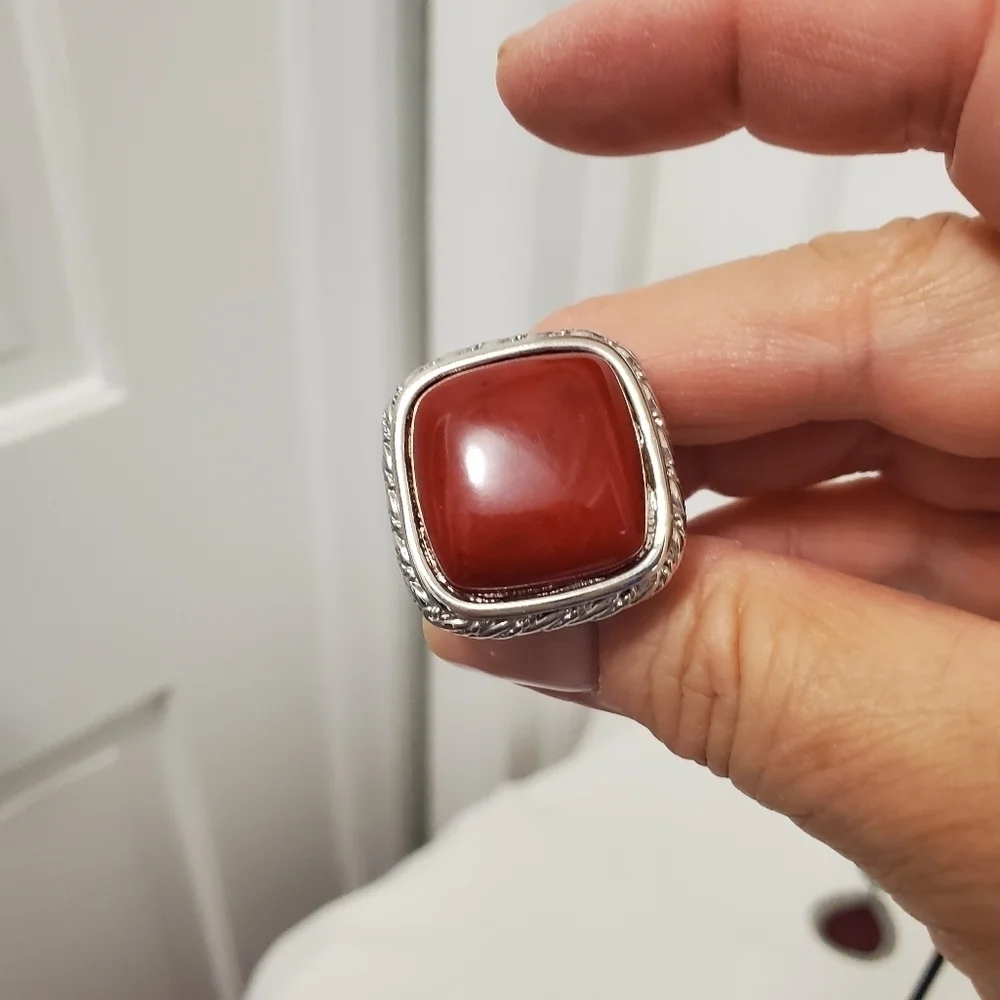 Mixit red silvertone
